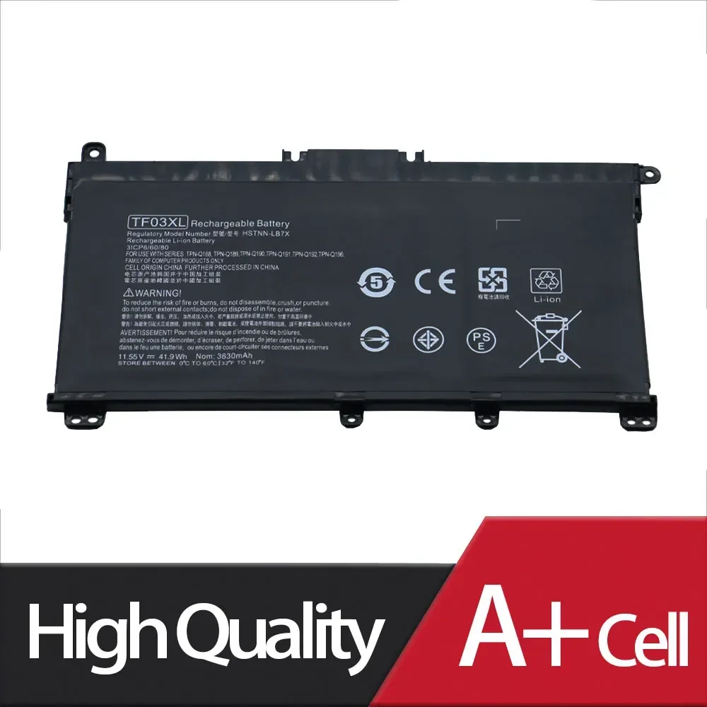 New TF03XL Battery For HP 15-CC 14-bf033TX 14-bf108TX 14-bf008TU 15-CC000NO HSTNN-LB7X HSTNN-UB7J TPN-Q188 TPN-Q190 Q191 TF03