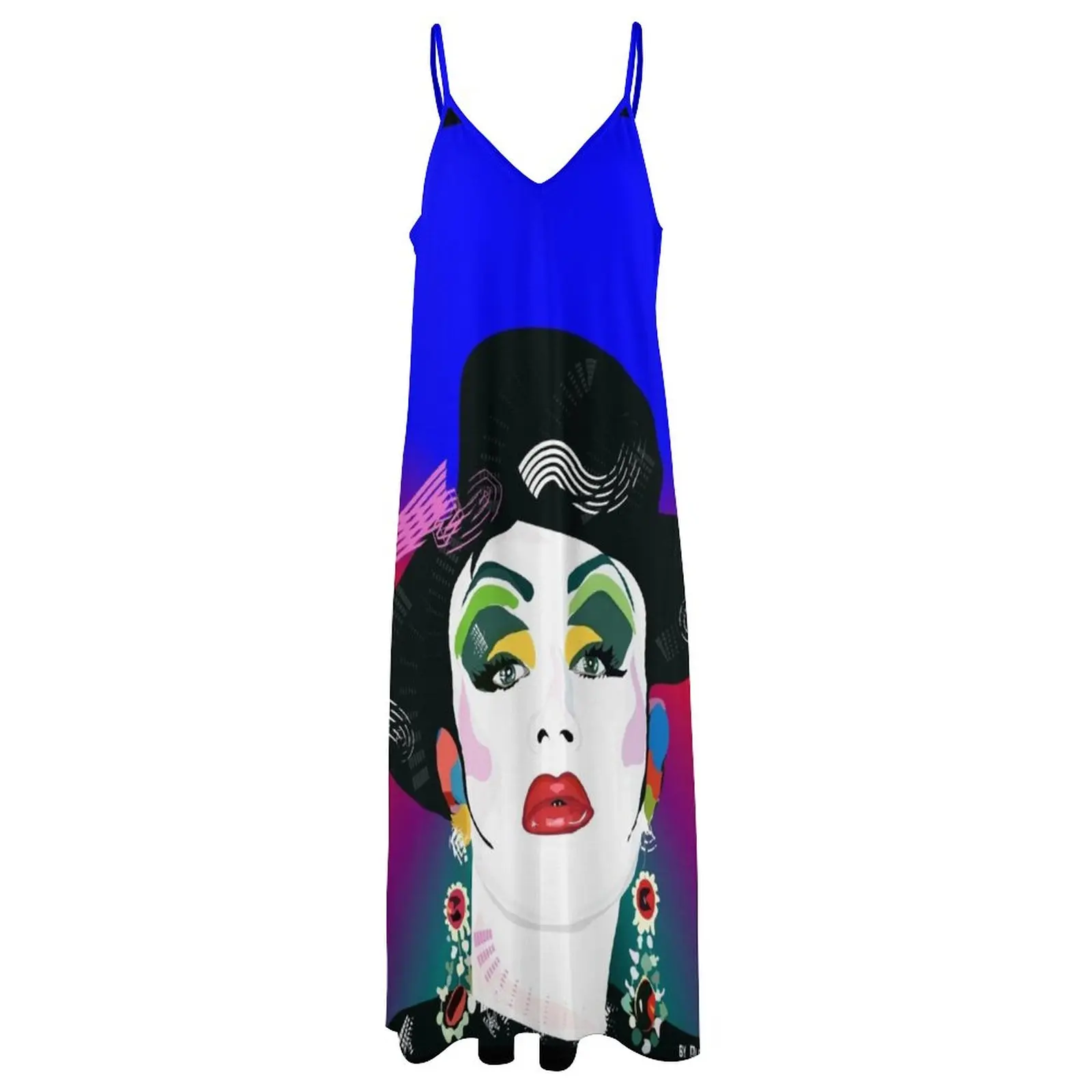 Платье женское вечернее без рукавов