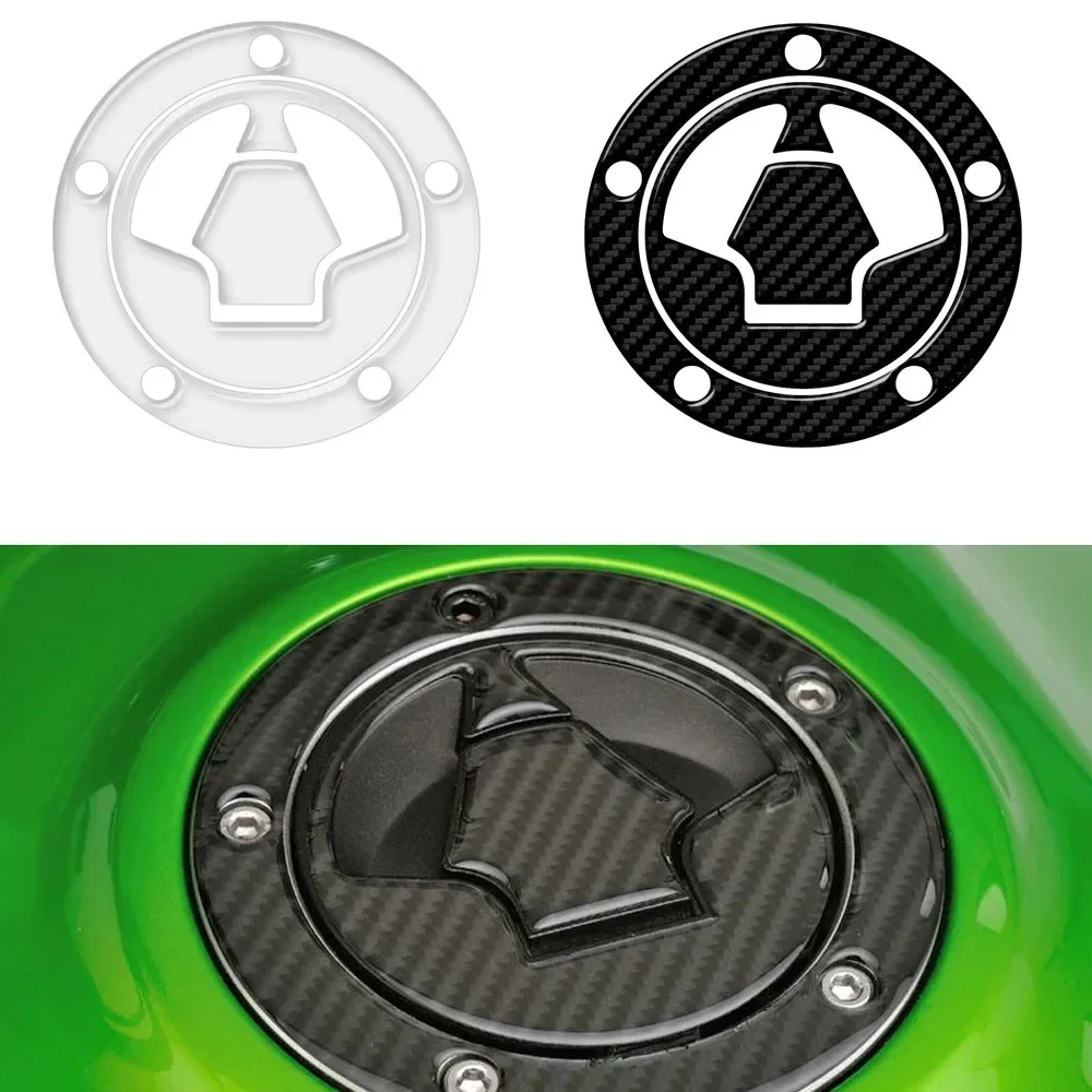 

For Kawasaki Ninja1000 Z1000S Z1000SX 2011-2018 Motorcycle Fuel Cap Cover Decal Sticker Transparent Look