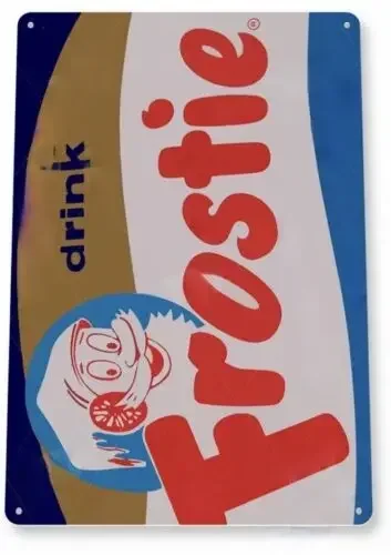 FROSTIE ROOT BEER 11 X 8  TIN SIGN ROOTBEER RETRO FLOAT TASTY SPOT FREEZE-Aluminum