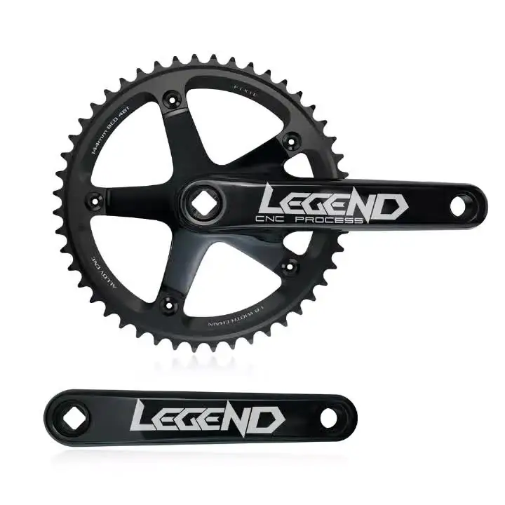 48T Square Hole LEGEND Fixie Single Speed Aluminum CNC Process