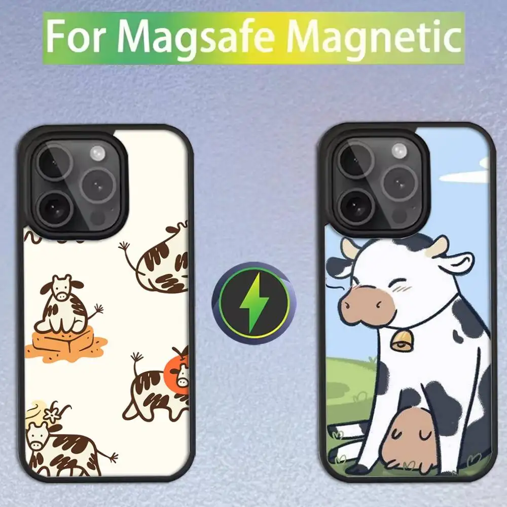 

Dairy Cattle Cow Speckle Phone Case For iPhone 17,16,15,14,13,12,11,Pro,Max,Plus,Mini,SE Magsafe Magnetic Wireless Charging