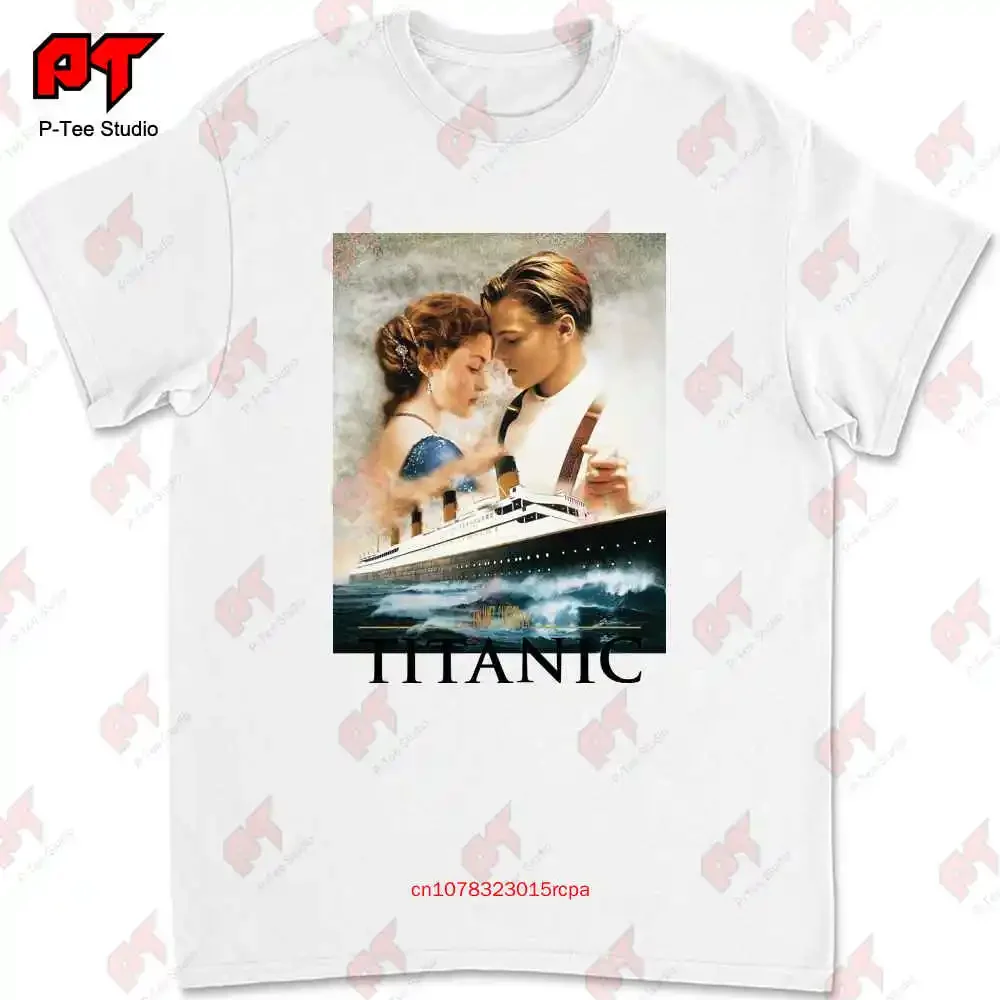 1998 Titanic Movie Xl Leonardo Dicaprio Kate Winslet Promo T-shirt HTLE