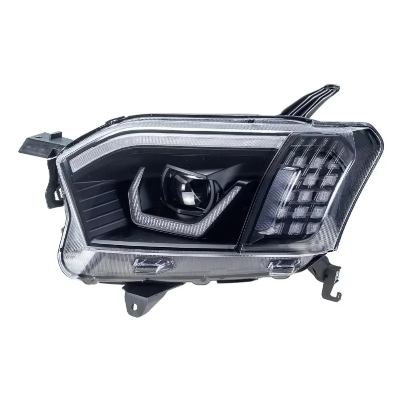Headlight Assembly Model 8016 Modified LED High and Low Beam Lens Daytime Running Light Turn Signal For 02-14 for Probox