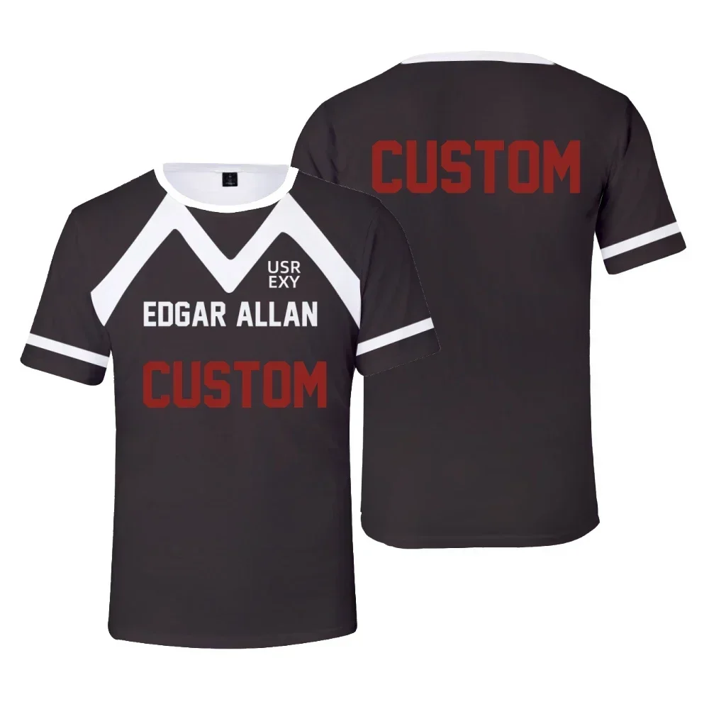 New The Foxhole Court Edgar Allan Ravens Lacrosse Jersey Cosplay MORIYAMA KNOX T-shirt 3D for Men/Women Clothes Kids Tops image 5