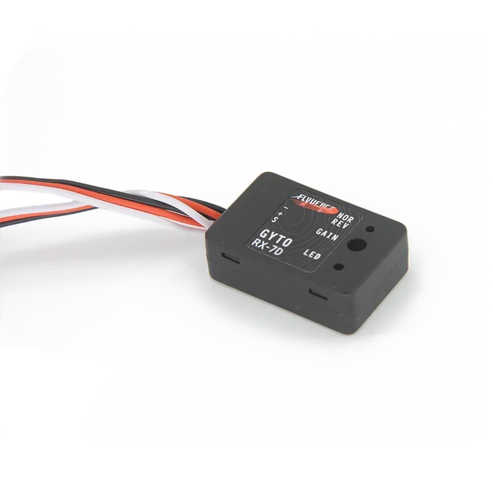 NEEBRC RX-7D RC Mini Auto Gyroscoop 4.8-7.4V DC Gyro Scope voor RC Drift Boot Digitale/Analoge servo Universele Ontvanger Zender