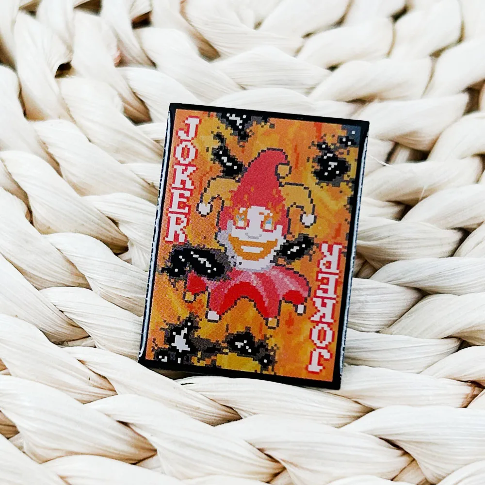 Burnt Joker-Badge Card Games Balatro Peripheral Brooch Gamer Cosplay Gift Collection Creative Decorative