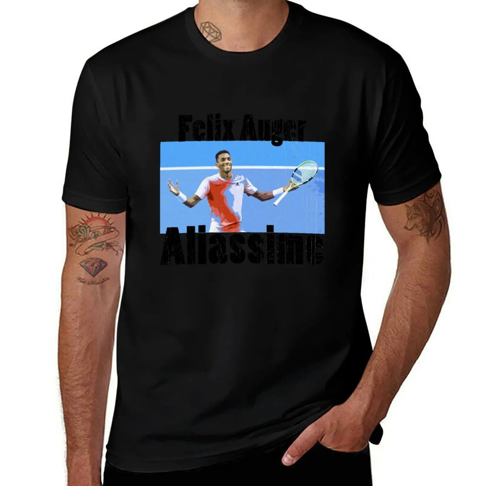 

Félix Auger-Aliassime T-Shirt t shirts for man pack white man t shirt graphic T-Shirt
