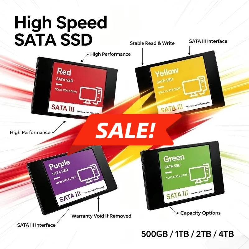 2026 Original 2.5 Inch SATA3 Internal Solid State Drive 500GB 1TB 2TB 4TB Hard Disk SSD for Laptop Desktop Max Pro Unit Plus