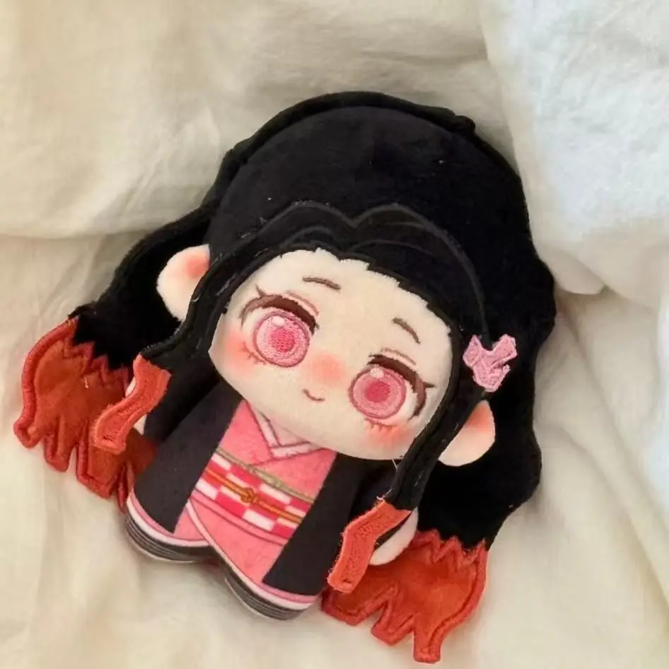 DemonSlayer anime peripherals Nezuko Kamado 10cm cute cotton doll plush toy doll gift for friends