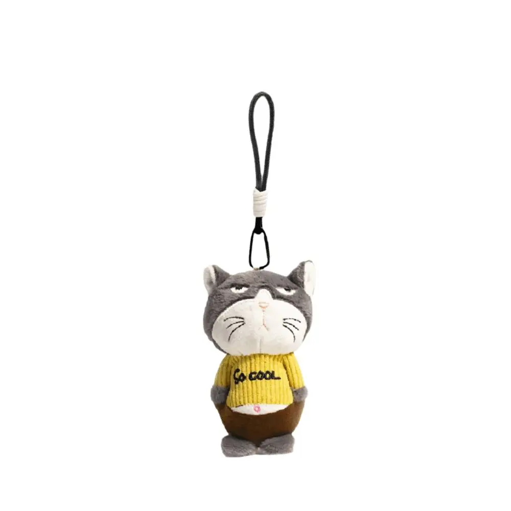 Pink Color Pig Keychain Nylon Rope Soft Keychain Funny Expressions Ugly Cute Design Backpack Keychain Birthday Gift