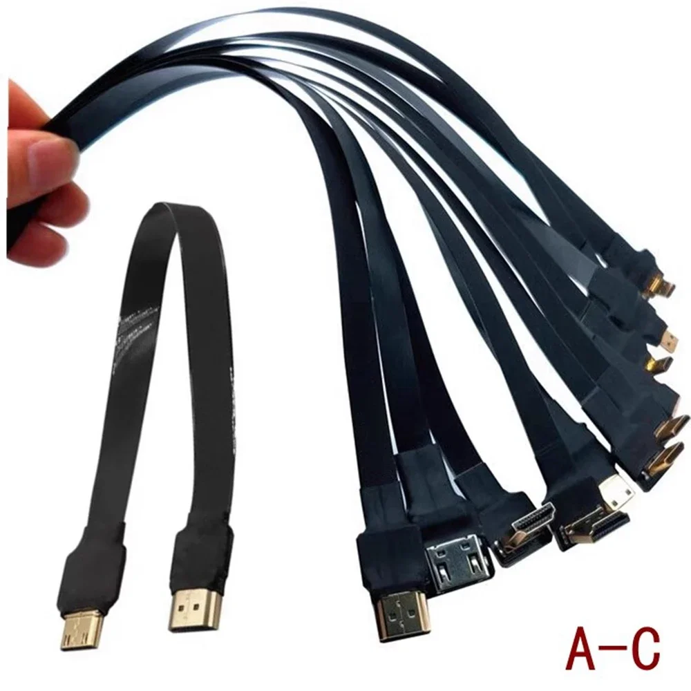 

Converting casing MINI HDMI mother head to HDMI high-definition line, ultra-thin FPC soft cable, unmanned aerial vehicle aerial