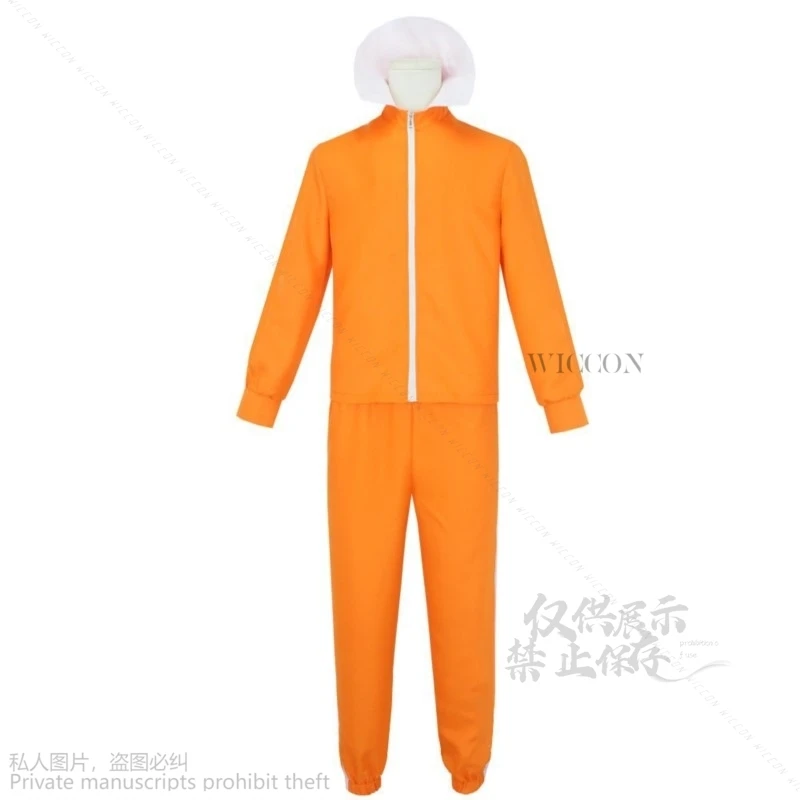 Anime Movie Minion Thief Dad Gru Vector Cosplay Costume Orange Jakect Pant Halloween Party Performance Cos Costume Fancy Suit