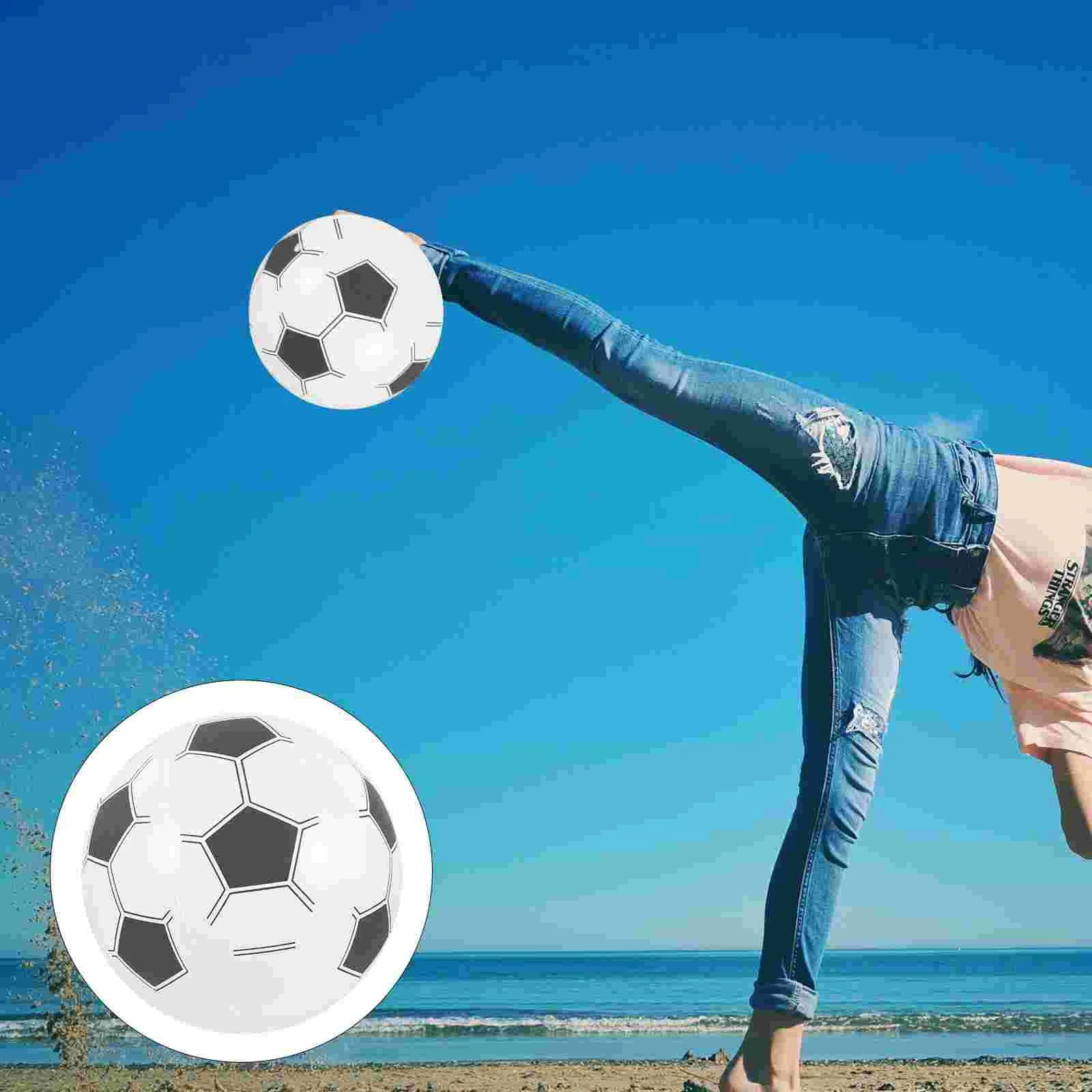 4 pçs inflável criança brinquedos ao ar livre para crianças jogar bola de futebol praia jogos divertidos crianças bolas