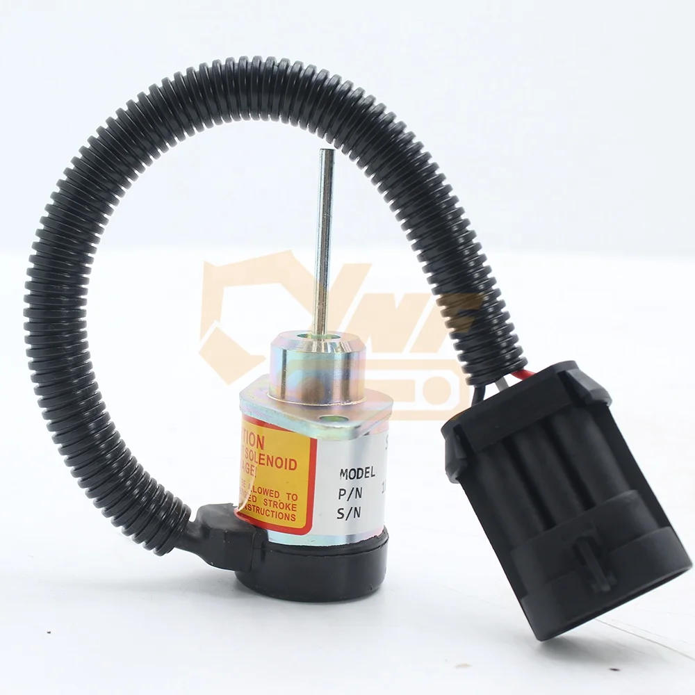 For Kubota V2203 12v Engine Stop Solenoid 1g925-60011 1503es-12a5uc4s 1503es-24a5uc4s Excavator