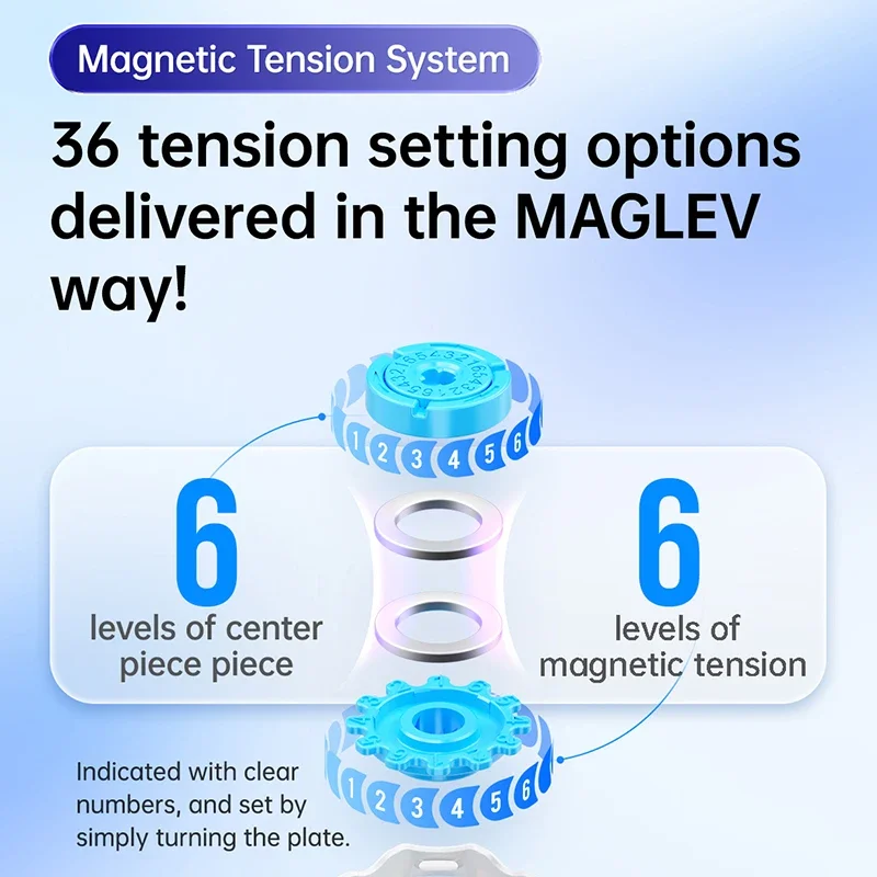 自己接着剤なしのプロのmaglevスピードキューブ、ガン磁気玩具、子供用3x 3スピードキューブ、ガン356