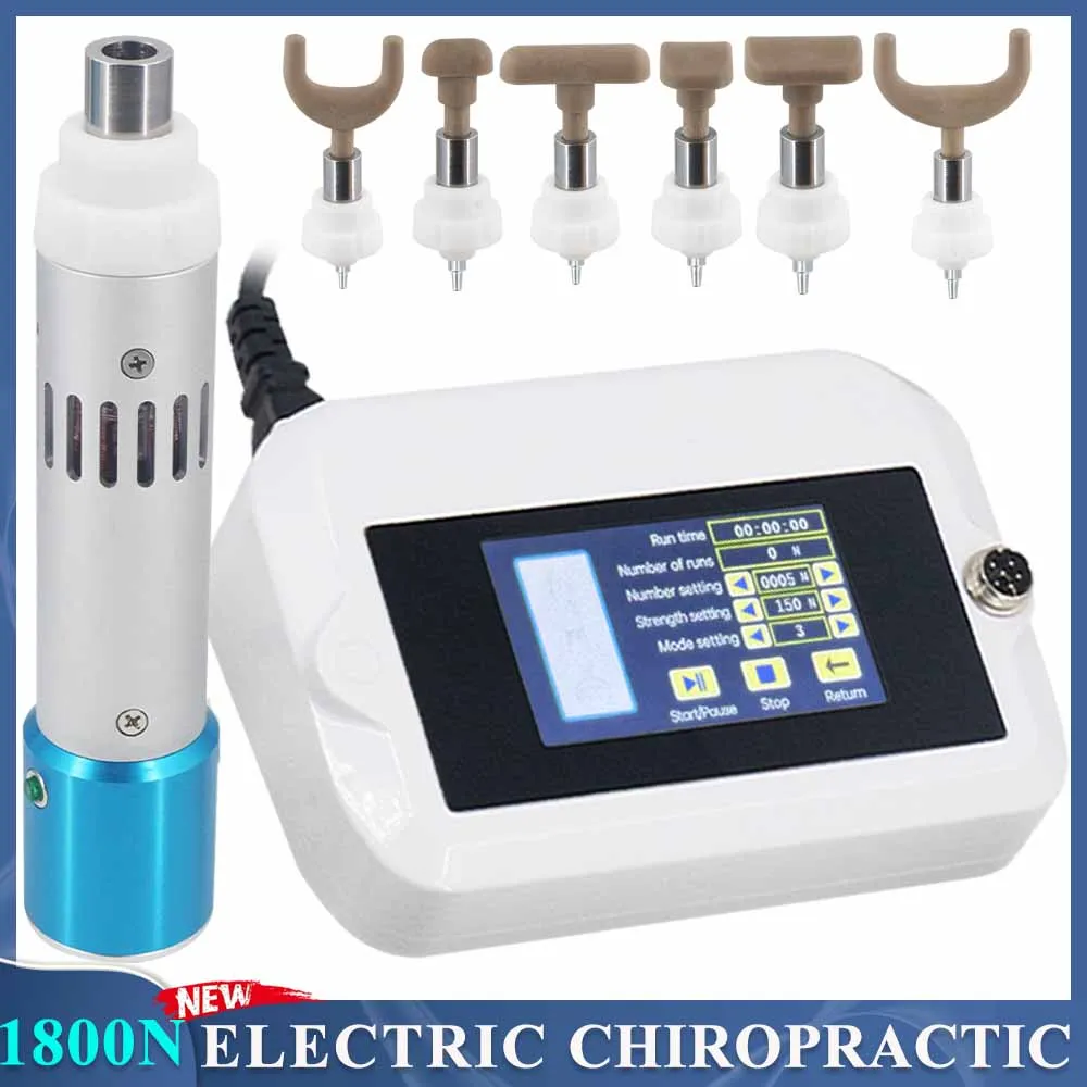 1800N Electric Correction Gun Spine Therapy Impulse Spinal Cervical Massager For Adjustable Chiropractic Adjusting Tools 2025