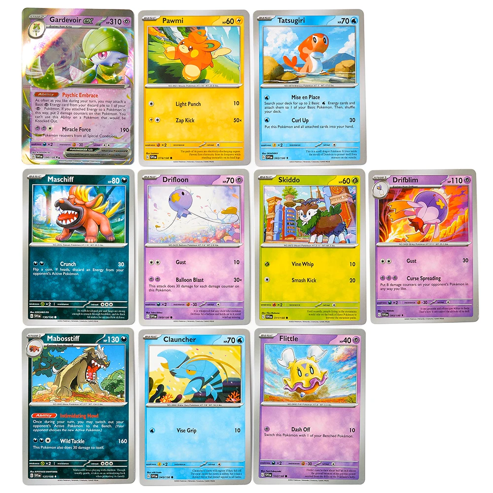 360Pcs Kartu Permainan Pokémon TCG Bahasa Inggris: Scarlet Violet Box Kartu Permainan Pokemon 36 Pack Box