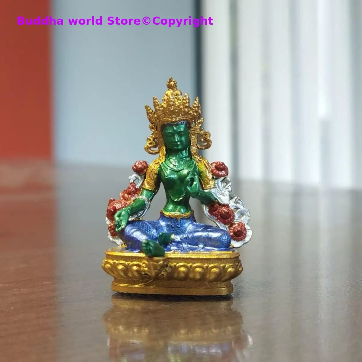 50% off rare Tibetan Buddhism pocket Buddha figurine Tara Vajrapani small Jambhala Buddha statue Buddhist lama monk worship