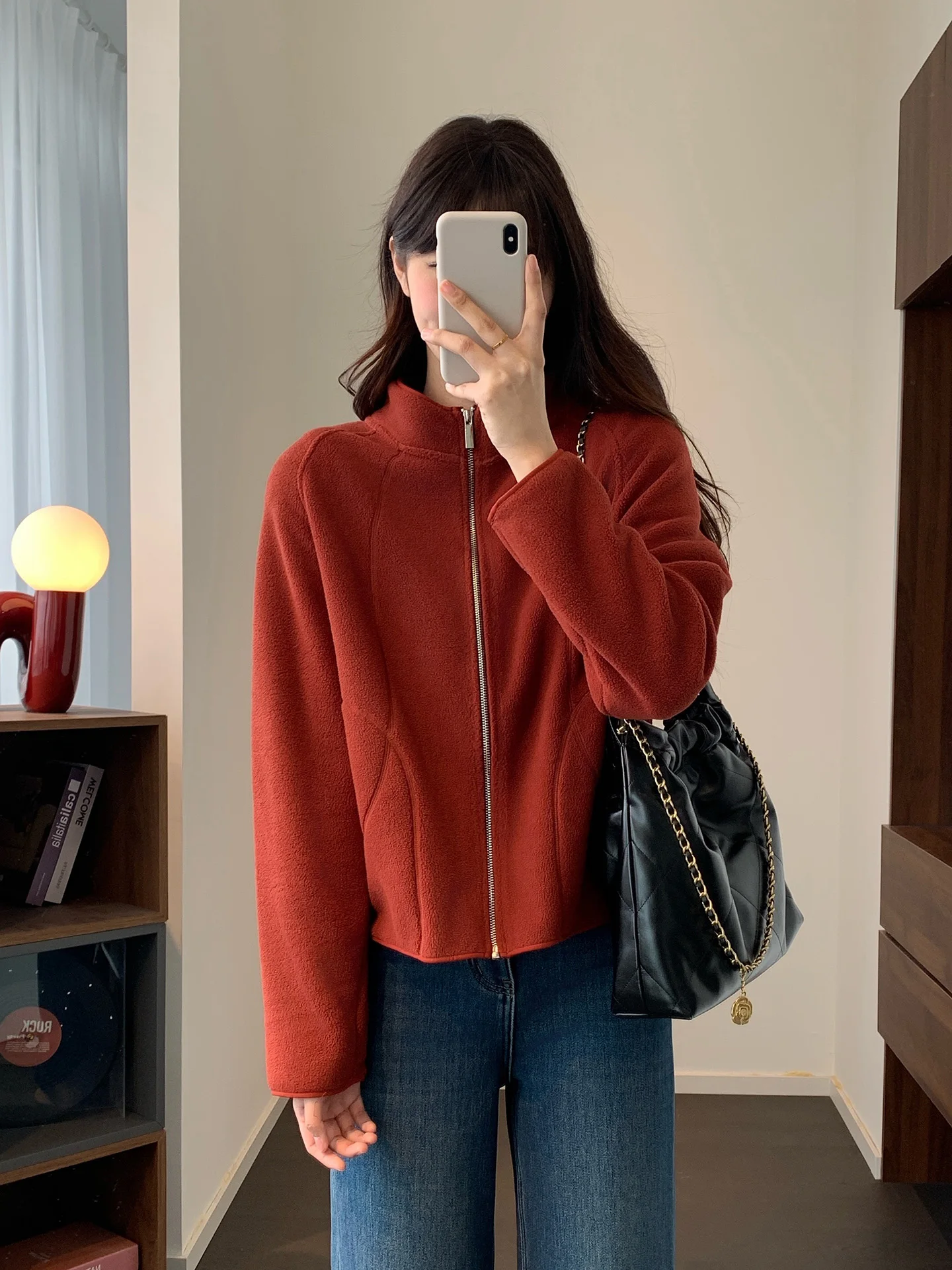 

Теплая толстовка с подкладкой из флиса, повседневная, для активного отдыха, двусторонняя, с молнией, куртка для женщин, бренд Uni Crispirit