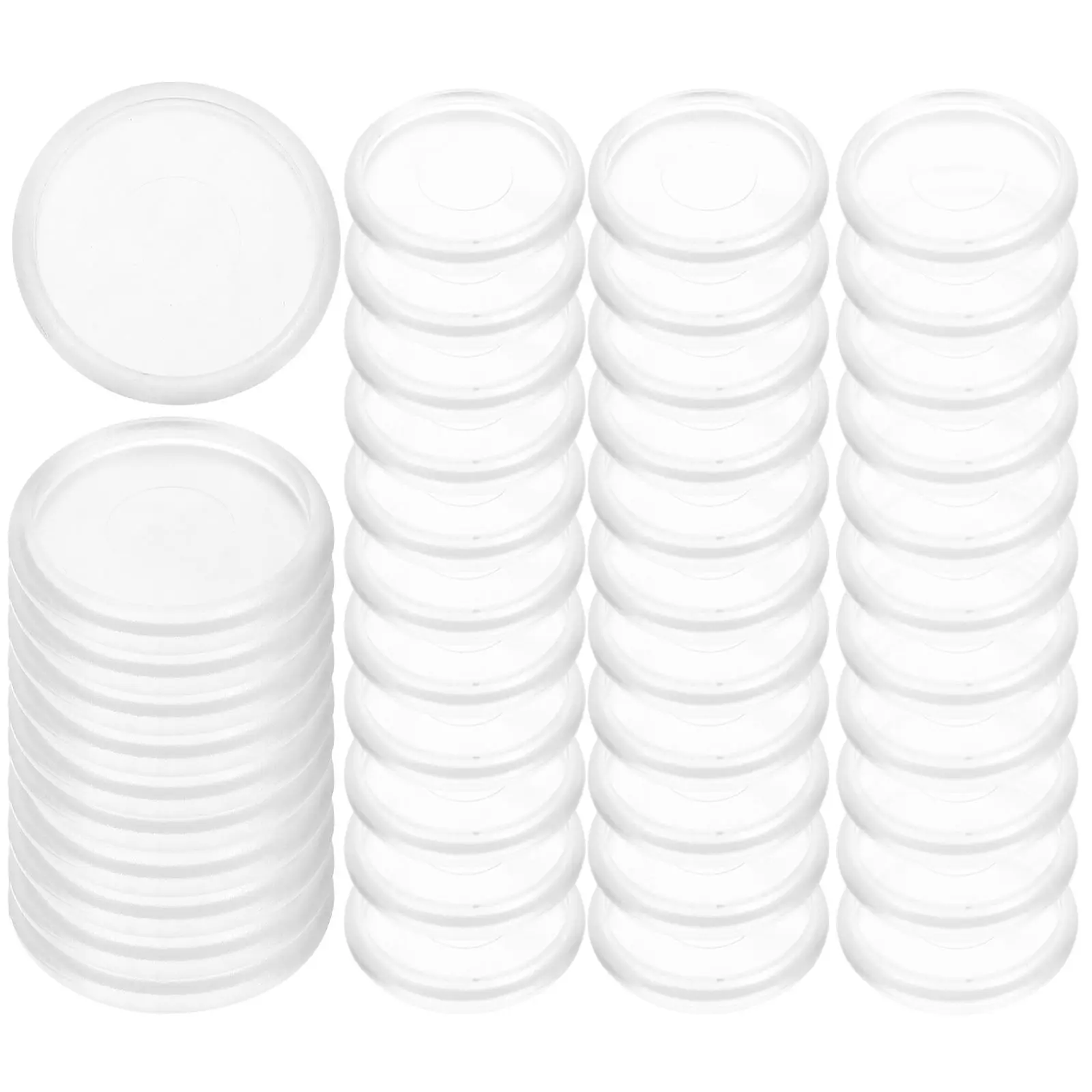 

44 Pcs Notepad Binding Buckle Rings Small Disc Binder Notebook Notebooks Clear Discbound for Planner CD Office
