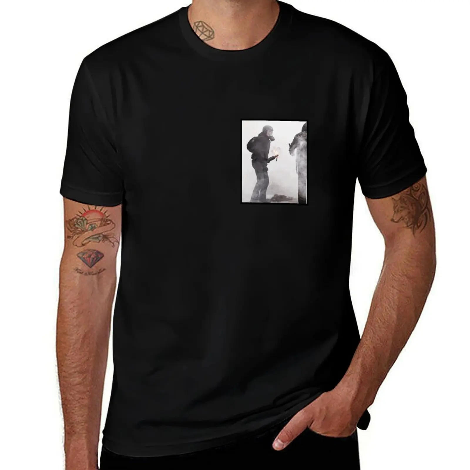 

sharing a cocktail T-Shirt sublime quick-drying korean fashion designer shirts t shirt men