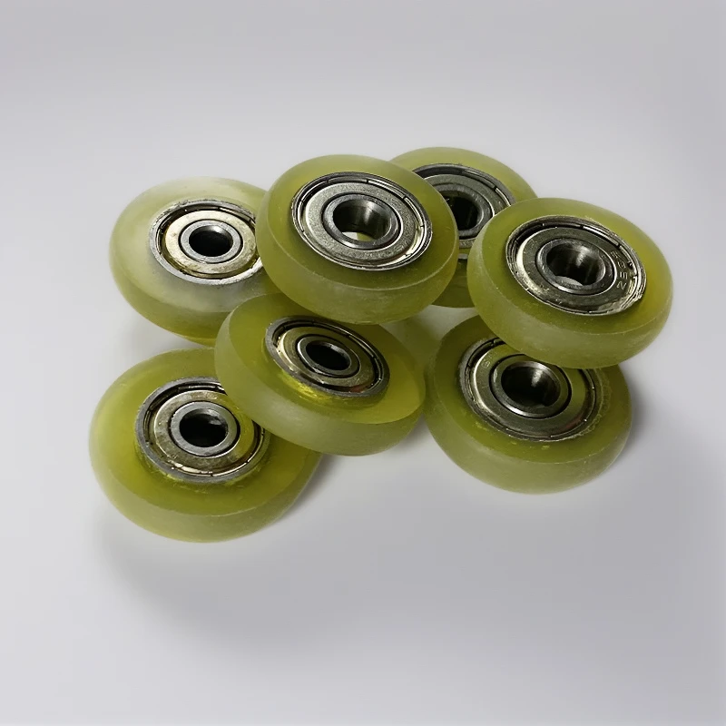 

High Precision Low Noise PU Coated Bearing Wear-Resistant Automation Pulley 19/31mm 5/10PCS Mechanical Roller Accessories