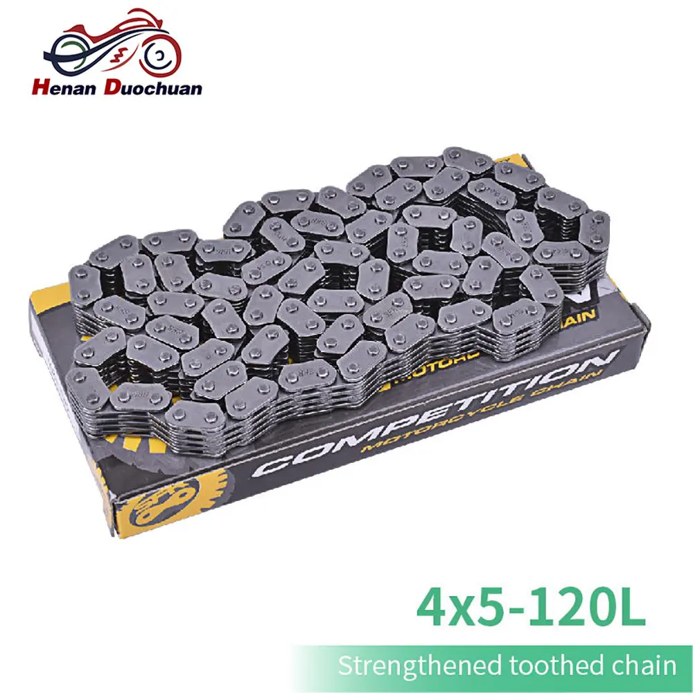 

4x5 120L 100L 104L 112L 116L 118L 124L 128L 132L 400cc Motorcycle Timing Chain For Honda CB400 CB 400 1992-1994 128 120 Links