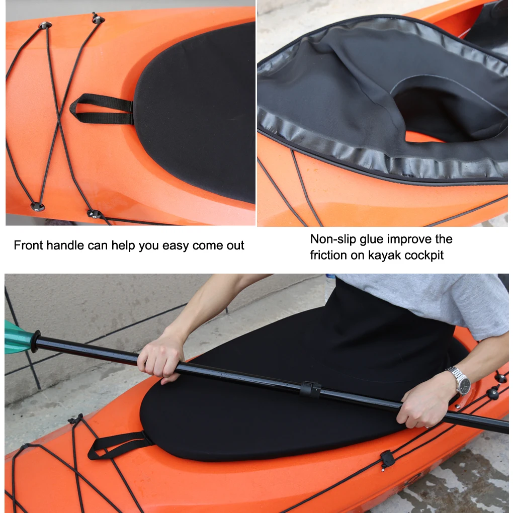 

Kayak Skirt Spray Hatch Protector Cover Dust-proof Spraydeck Skirts Water Sports Accessories Paddling Kayaking Canoeing