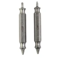 2pcs Damaged Screw Extractor Drill Double Side Stripped Broken Screw For Woodworking Bolt Easily Remover Tools 2-3mm