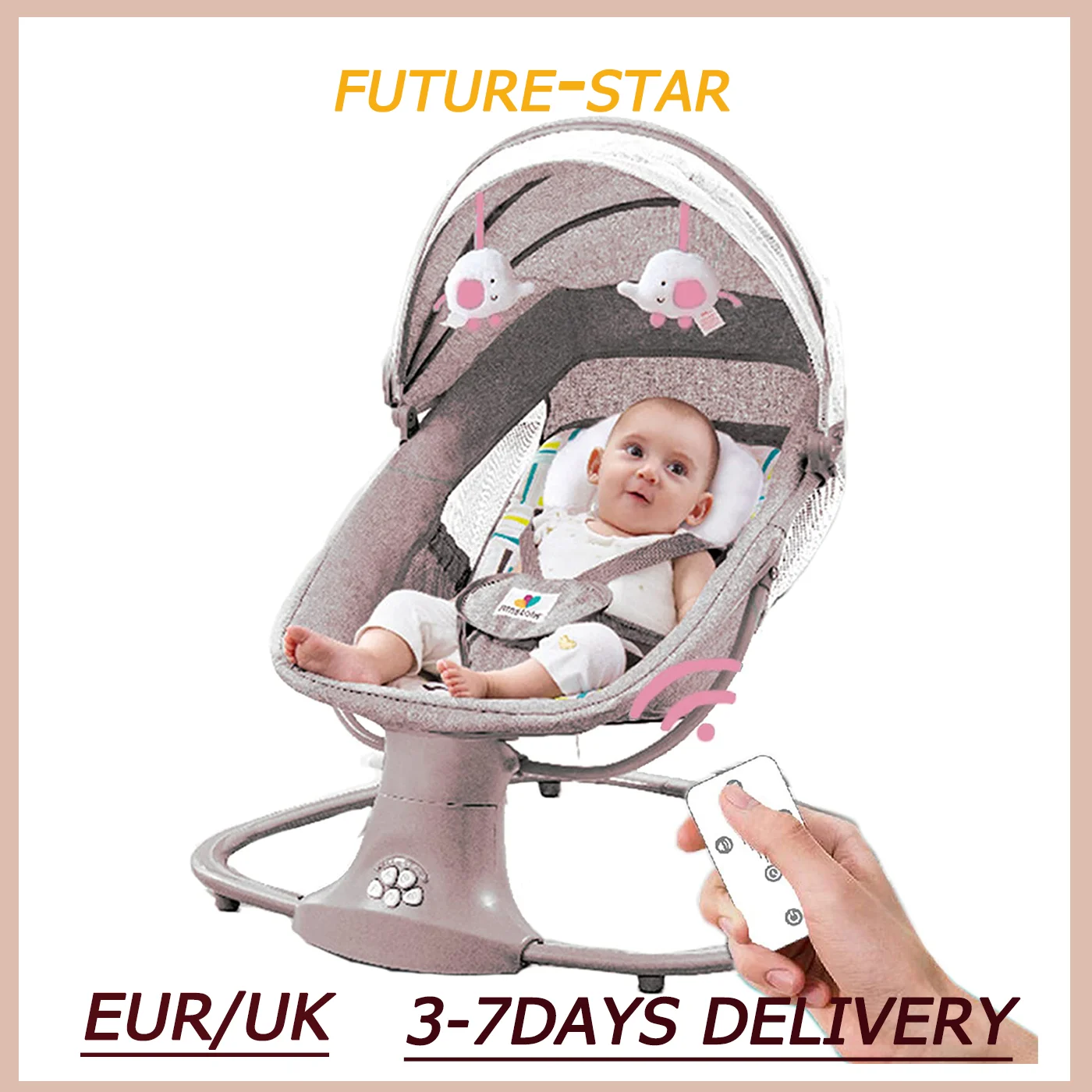 Baby bed Baby swing Baby Electric Rocking chair Rocking  cradle for newborn baby swing  Electric rocking chair Things for babies