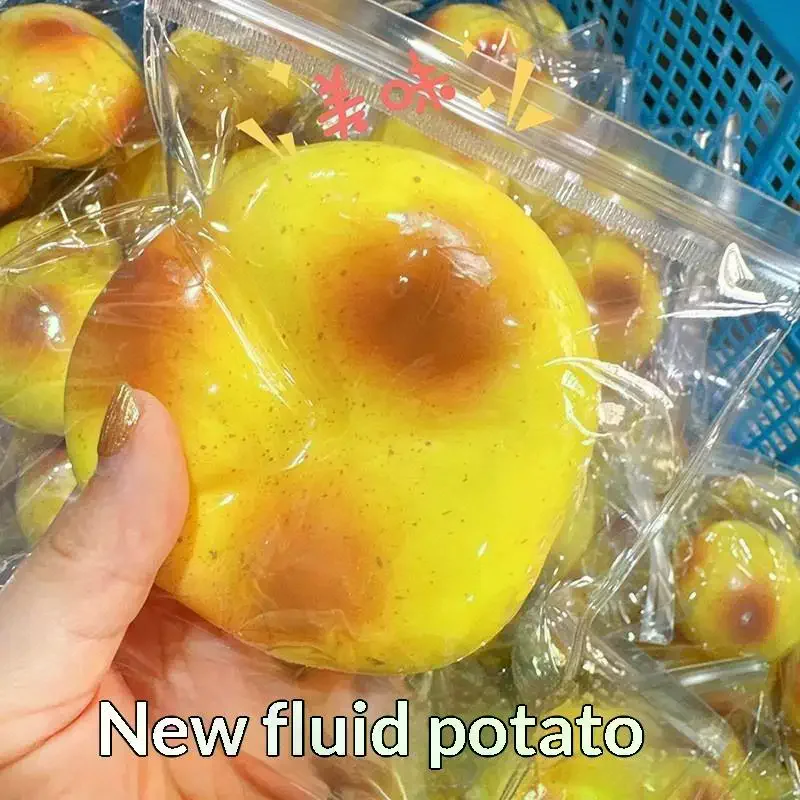 Potato Pudding Slow Rise Squeeze Stress Ball Soft Stretchy Sensory Fidget Toy for ADHD Students School Use