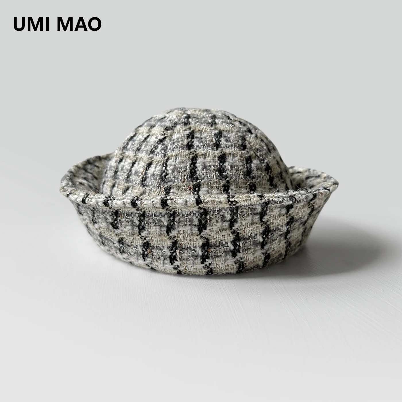 UMI MAO Cap Femme Autumn Cap Sailor Hat For Girls Sweet And Cute JK-style Navy Beret With A Flip Brim Nurse Hat Y2K