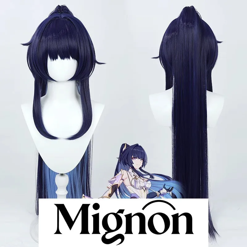 هونكاي إمباكت 3 رايدن مي شعر مستعار تأثيري رائجة البيع عيد الميلاد هالوين شعر مستعار