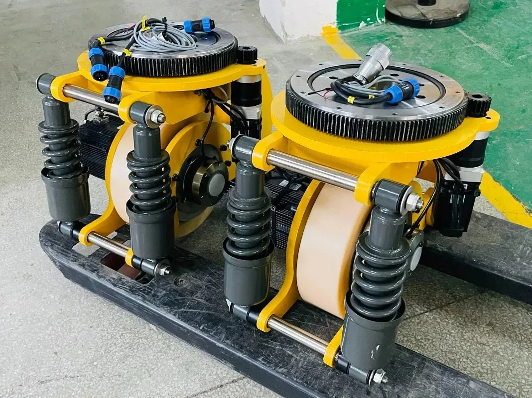 Heavy-Duty Steering Drive Wheel for AGV with Shock Absorber Wheel Drive Industrial Robot Equipment Part
