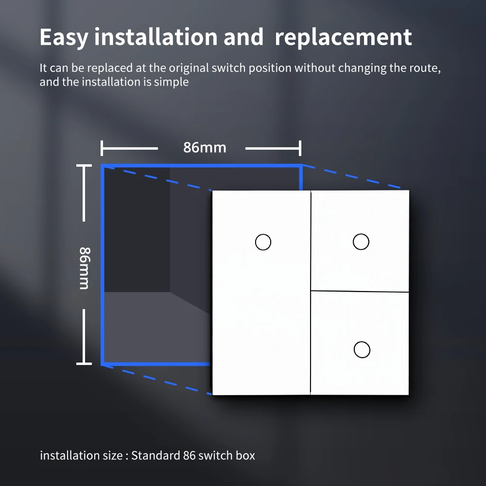 Zemismart Tuya Zigbee Smart Switch EU Anti-fingerprint Tempered Push Button Interruptor Homekit Alexa Google Home Control