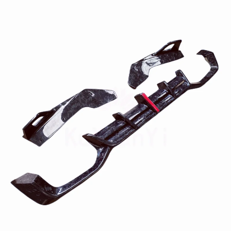 

Forged Carbon Fiber with Light Rear Diffuser for B X4M F98 Body Kit Front Bumper Edge Side Skirt Rear Spoiler Wind Blade