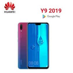 HUAWEI-Y9-teléfono inteligente Android 2019, 6,5 pulgadas, 4 + 64GB de ROM,Google Play Store, SIM Dual, 4000mAh, red 4G