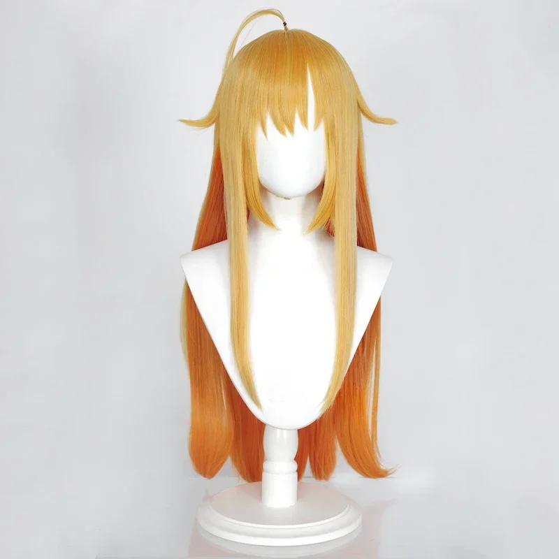 Anime Yuri shikanoko nokonoko shitantan my deer friend nokotan Torako Koshi cosplay wig long orange yellow synthetic wigs