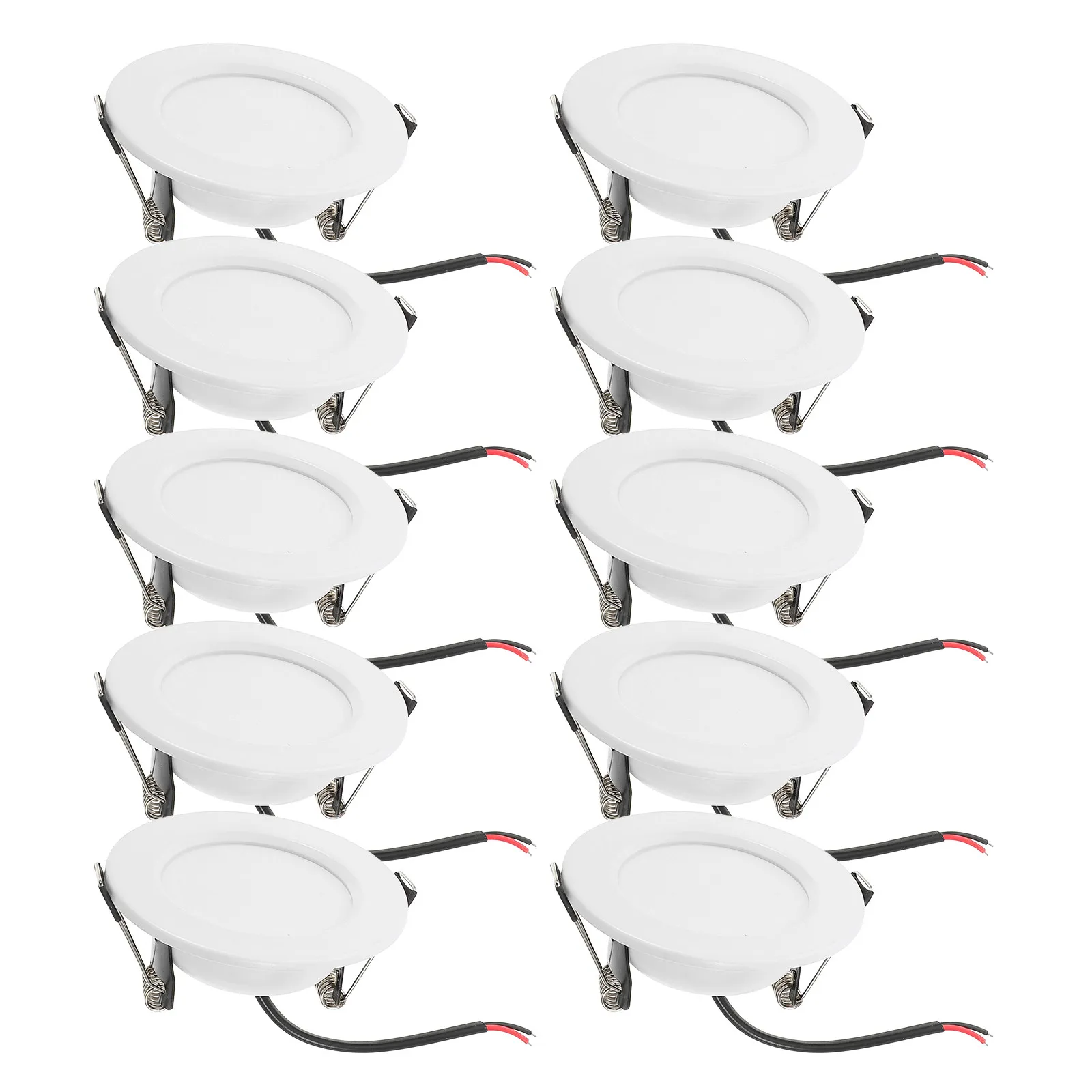 10Pcs LED Recessed Down Light White Flush Mount Indoor Ceiling Spotlight Home Living Room Lamp Spotlight Lamp Wireless Lights