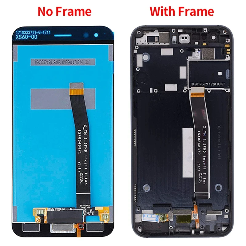 AMOLED 5.5” LCD for ASUS Zenfone 4 ZE554KL Z01KDA Z01KD LCD Display Touch Screen Digitizer Assembly w Frame For Asus ZE554KL LCD