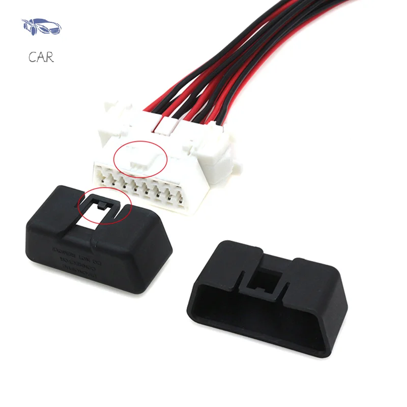 1pc Car Truck OBD Interface OBD Dust Cover 16pin Plug Clogging Cap Female Dust Cover