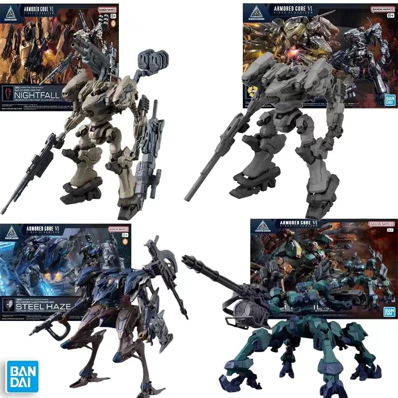 الصندوق الأصلي بانداي SHF 30 مللي متر مدرعة النواة 6 NIGHTFALL الصلب الضباب الشكل الانتهاء أطقم منمذجة أنيمي لعبة الحركة الكاملة هدايا للأطفال #1