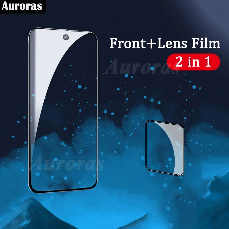 Auroras 2in1 Nokia HMD Pulse Plus Screen Protector Hydrogel Film Nokia HMD Pulse Pro Lens Protector