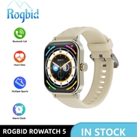 Rogbid Rowatch 5 3D Flexible Surface Smartwatch heart rate health detection sports tracker 300mah Bluetooth call Smart Watch