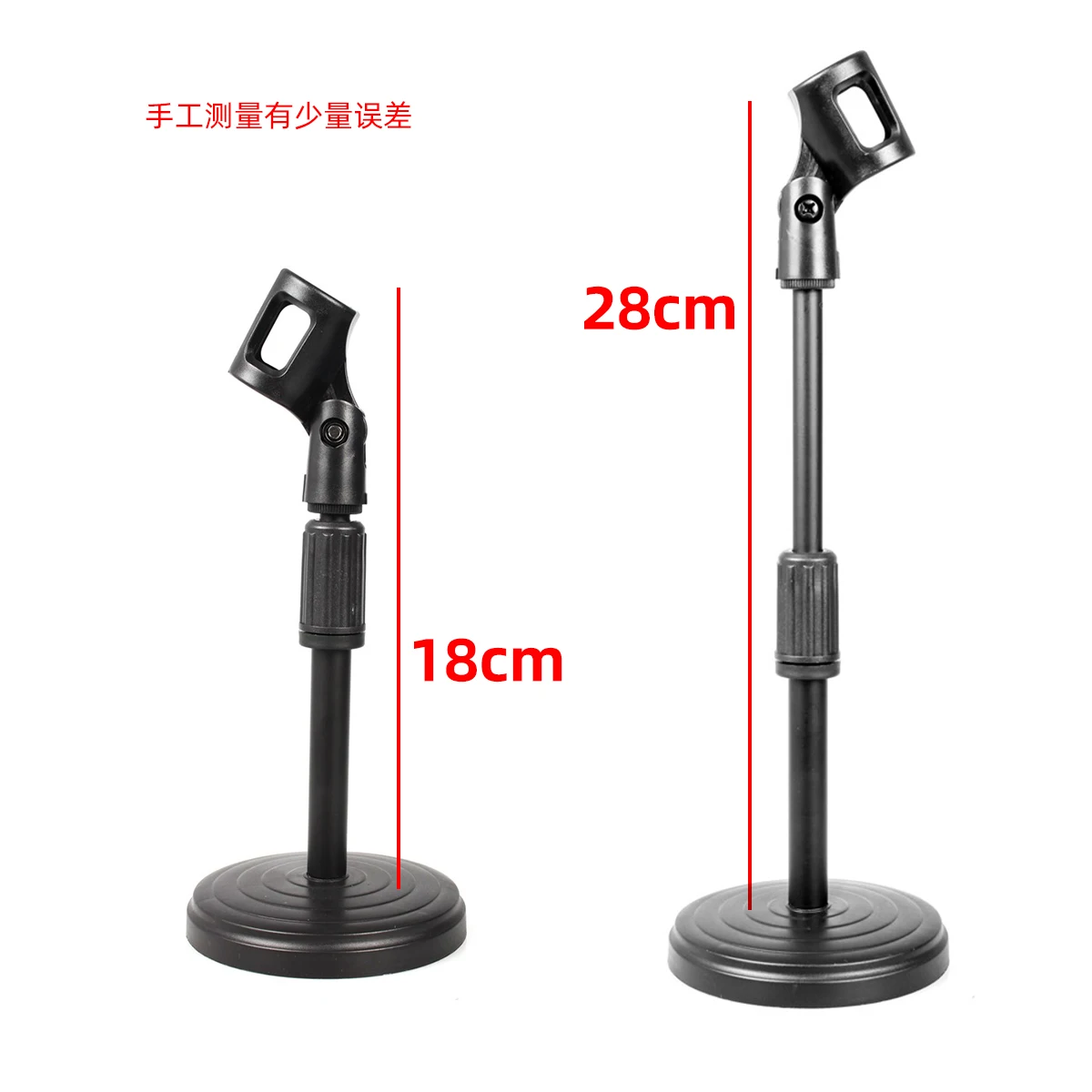 Adjustable Desk Microphone Stand Mic Table Mount Holder Monopod