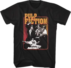 Adrenaline Shot Pulp Fiction Retro movie Gift t shirt for men 100% cotton print Graphic clothes Short sleeve All size tops S-6XL