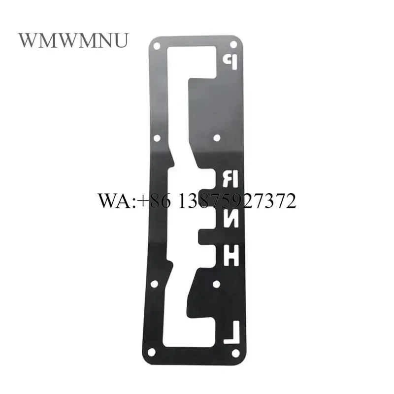 Wmwmnu for Yongjin Gloss Stainless Steel Shifter Gate Plate Panel for Can-Am Maverick Trail Sport Commander 2018-2025