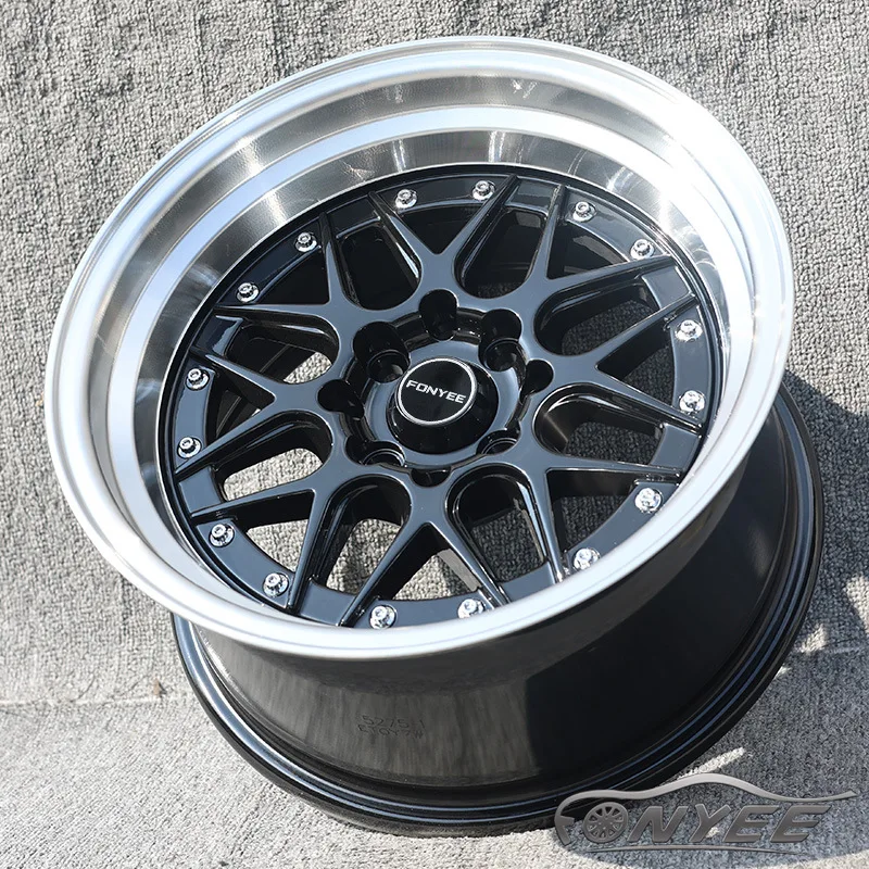 Car wheel hub aluminum alloy modified 15-inch suitable for Fit Vios Swift Seagull Yuexiang Huanchi Rena wind wing
