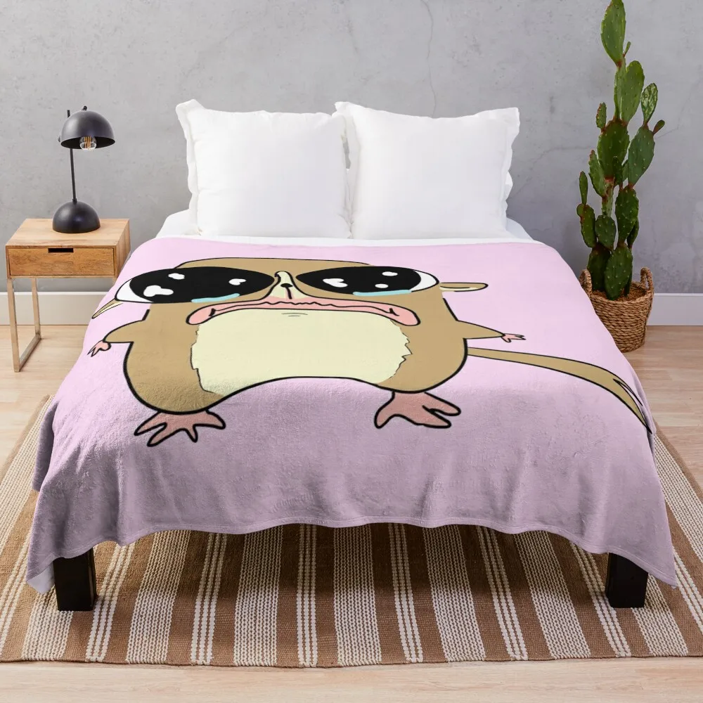 sad scrungly pathetic mort Throw Blanket christmas gifts Blankets Sofas Of Decoration manga Blankets